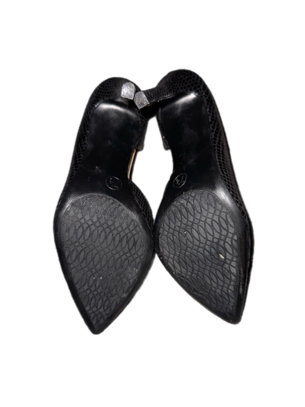 Sexy mossimo Black Pointed Toe High Heels mint condition size 7.5 - Picture 7 of 8